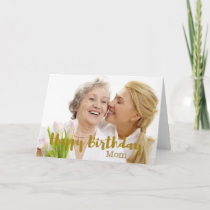 Carte Joyeux anniversaire Maman Photo