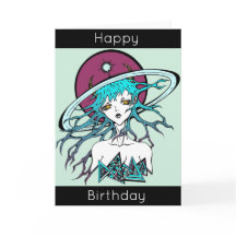 Joyeux Anniversaire manga espace original