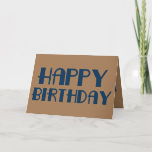 Carte Joyeux anniversaire masculin