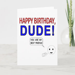 Carte Joyeux anniversaire, mec