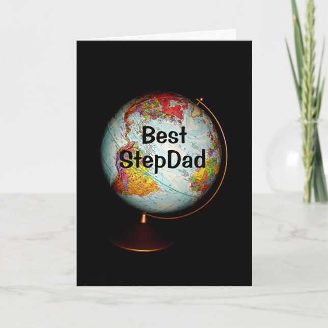 Carte Joyeux Anniversaire Meilleur Pas Papa Sur Terre! (Devant)