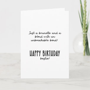 Carte Joyeux anniversaire meilleure amie ! ...drôle