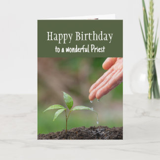 Carte Joyeux Anniversaire Merveilleux Prêtre Confort et 