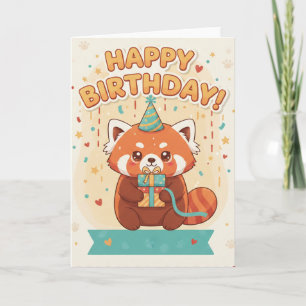 carte joyeux anniversaire mignonne pour femmes