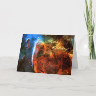 Carte Joyeux Anniversaire - Nebula de trou, Digitus Impu