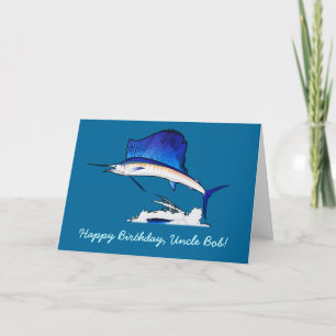 Carte Joyeux Anniversaire Nom personnalisable avec Sailf