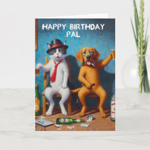 Carte Joyeux anniversaire, Pal