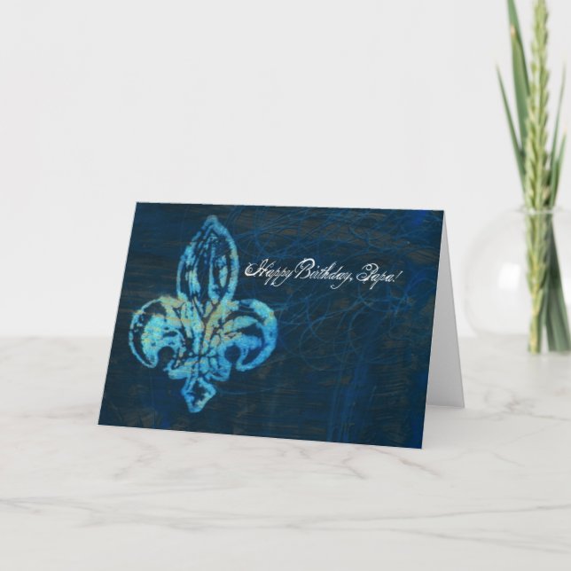 Carte Joyeux anniversaire, Papa (Devant)