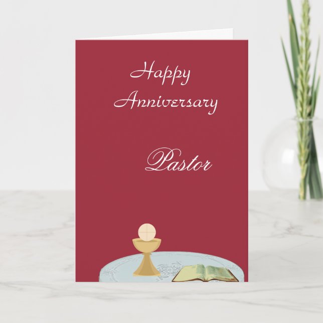 Carte Joyeux Anniversaire "Pasteur (Devant)