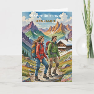 Carte Joyeux Anniversaire Personnalisé  Aventurier de l'
