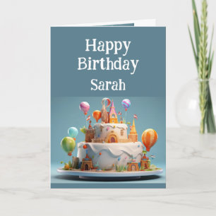 Carte Joyeux anniversaire Personnalisé Nom Imaginaire Ca