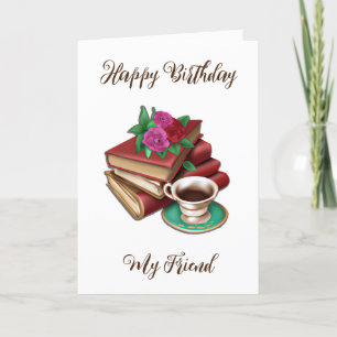 Carte Joyeux anniversaire personnalisé pour un auteur de