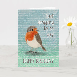 Carte Joyeux Anniversaire Petit Oiseau Qui Tombe Par 