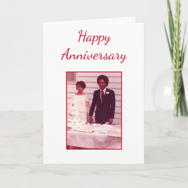 Carte Joyeux Anniversaire Photo en couple (Devant)