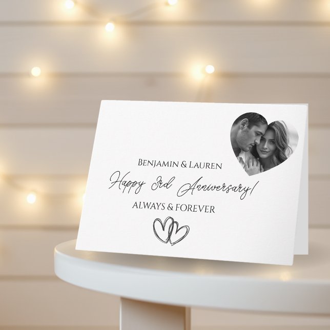 Carte Joyeux anniversaire | Photo personnalisée (Créateur téléchargé)