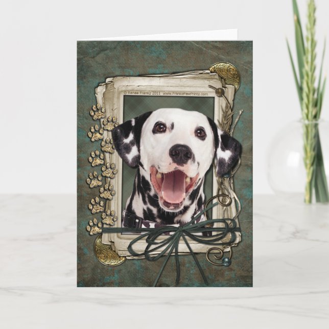Carte Joyeux Anniversaire - Pierres de pierre - Dalmatie (Devant)