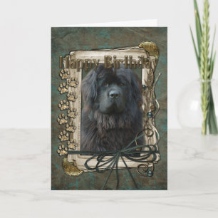 Carte Joyeux Anniversaire - Pierres - Terre-Neuve