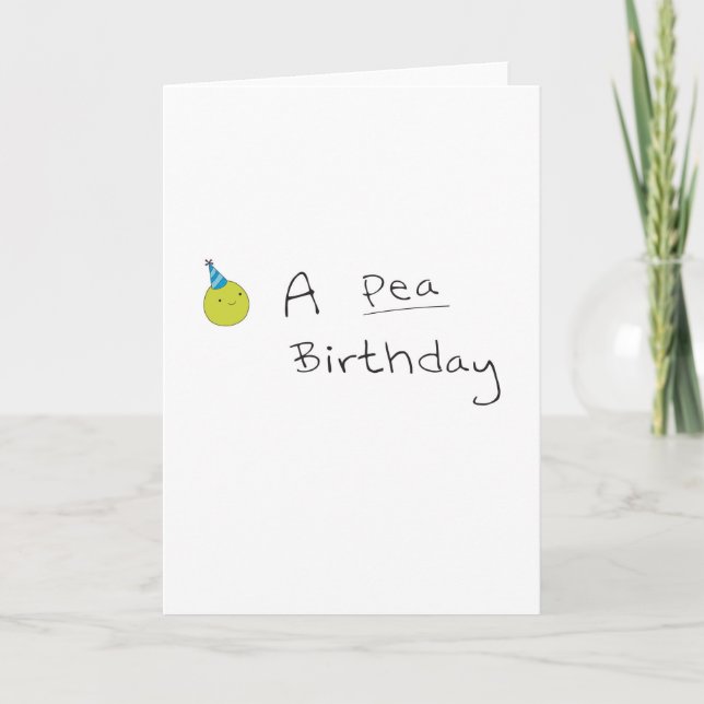 Carte Joyeux anniversaire - Pois (Devant)
