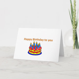 Carte Joyeux anniversaire pour toi