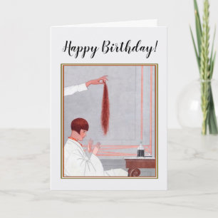 Carte Joyeux anniversaire pour une liste d'étoiles des c