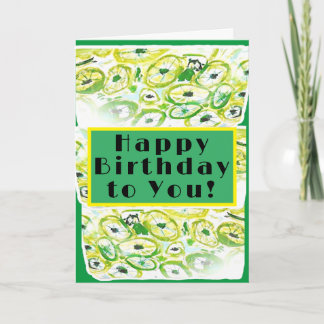 Carte Joyeux anniversaire pour vous