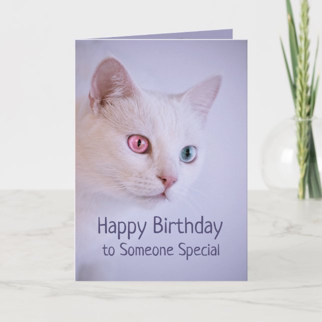 Carte Joyeux anniversaire Quelqu'un spécial pour moi Cha (Devant)