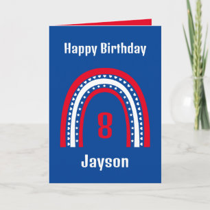 Carte Joyeux Anniversaire Rainbow Age Card