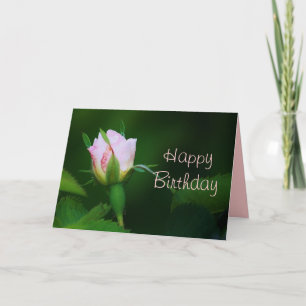 Carte Joyeux anniversaire Rosebud