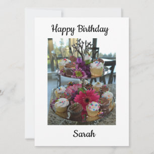 Carte Joyeux anniversaire Sarah