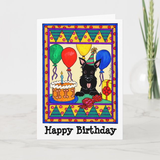 Carte Joyeux anniversaire Scot (Devant)