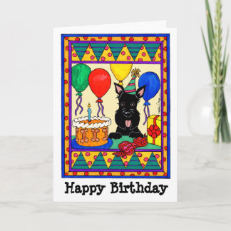 Carte Joyeux anniversaire Scot