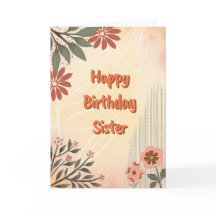Joyeux Anniversaire Sœur