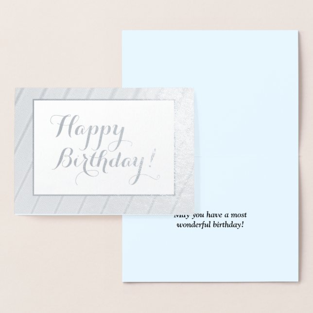 Carte "Joyeux anniversaire" sophistiquée et luxueu (Affichage)