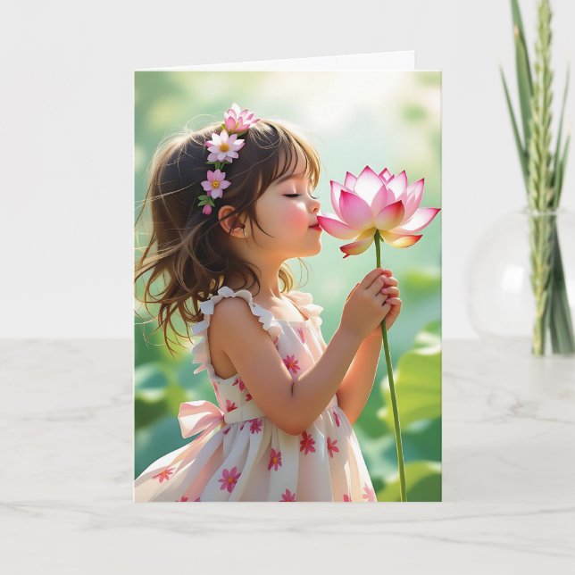 Carte Joyeux anniversaire Sweet Girl (Devant)