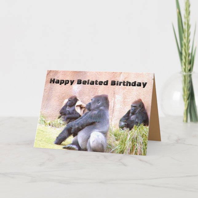 Carte Joyeux anniversaire tardif_ (Devant)