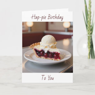 Carte Joyeux Anniversaire Tarte aux Cerises