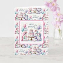 Joyeux Anniversaire Thème Licorne