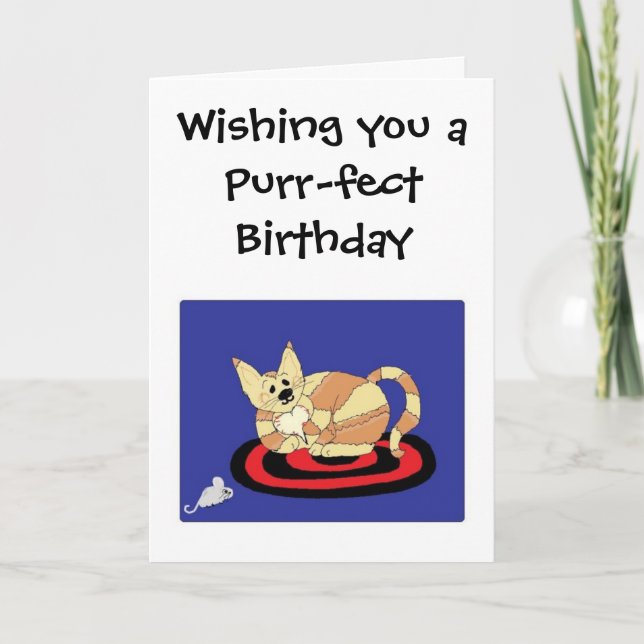 Carte Joyeux anniversaire tout simplement parfait (Devant)