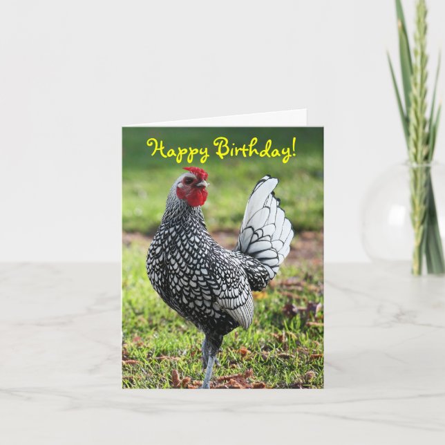 Carte Joyeux anniversaire, vide (Devant)