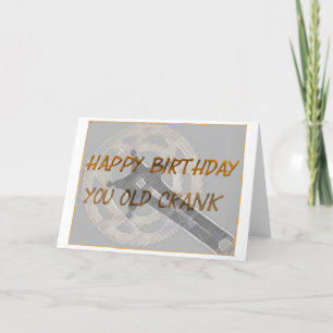 Carte Joyeux Anniversaire Vous Vieux Crank