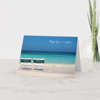 Carte Joyeux Après - Thème Plage
