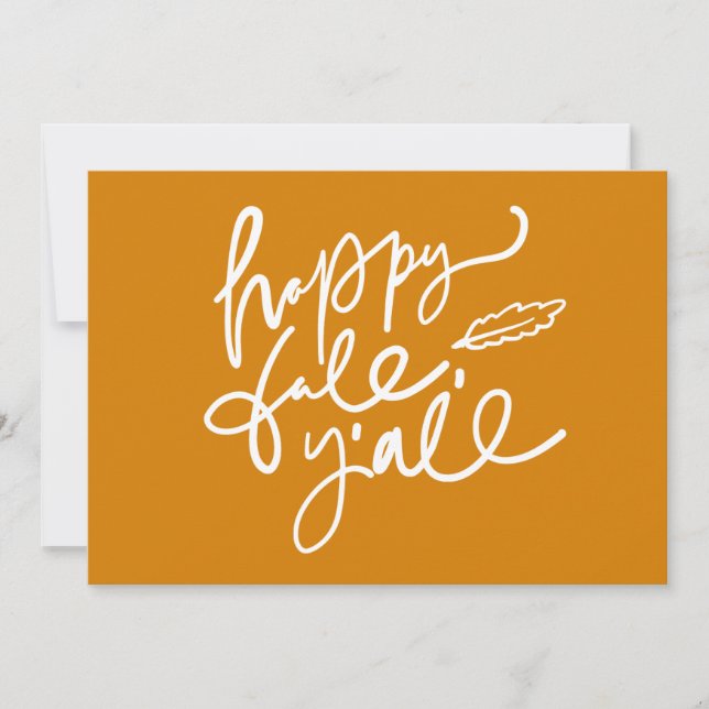 Carte Joyeux Automne à tous (Devant)