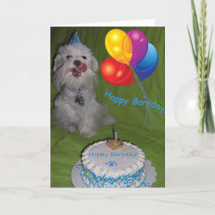 Carte Joyeux Barkday
