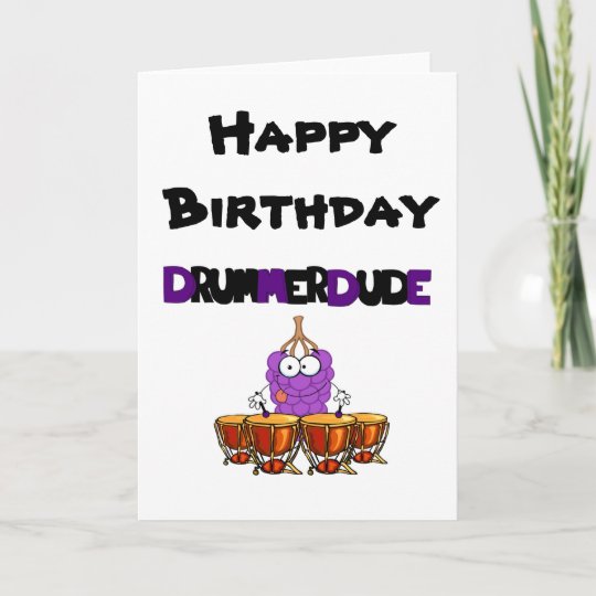 Carte Joyeux Batteur D Anniversaire Zazzle Ca