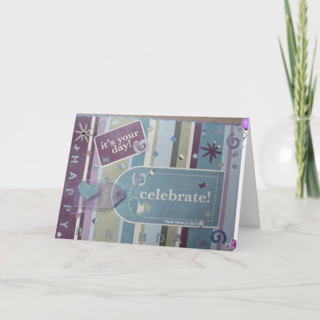 Carte Joyeux Birthday (Devant)