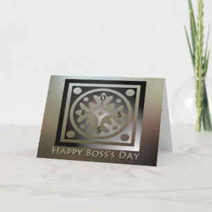 Carte Joyeux Boss's Day Classic Design