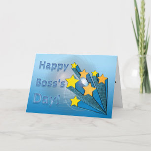 Carte Joyeux Boss's Day Shooting Star