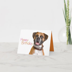 Carte Joyeux Boxe d'anniversaire