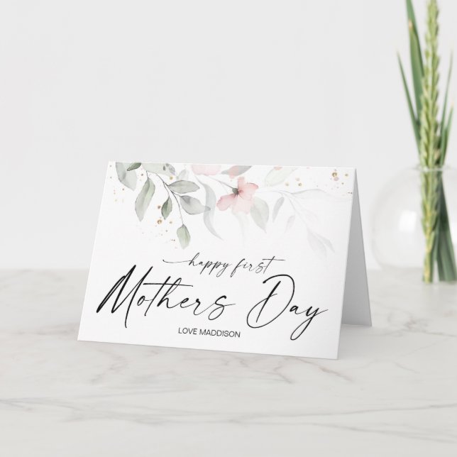 Carte Joyeux cadeau de la première mère Jour pour maman  (Devant)
