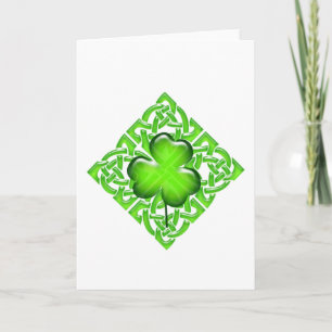Carte Joyeux cadeau St. Patrick's Day Clover